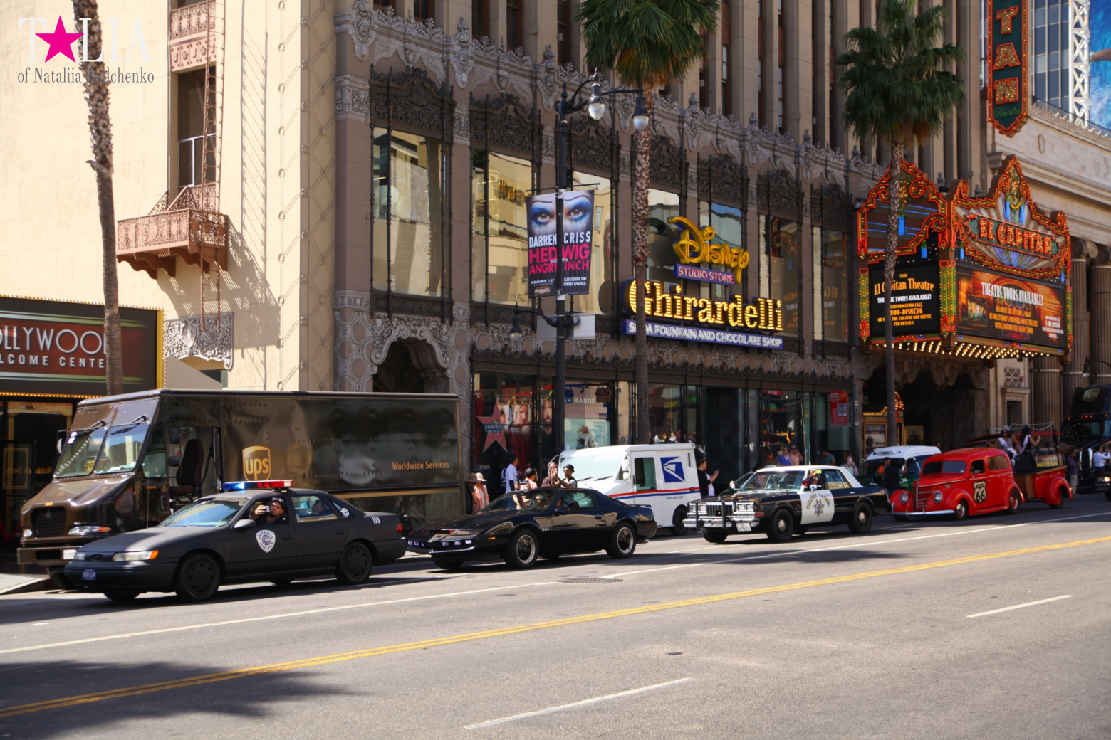 Hollywood Walk of Fame + "Four Ladies of Hollywood"